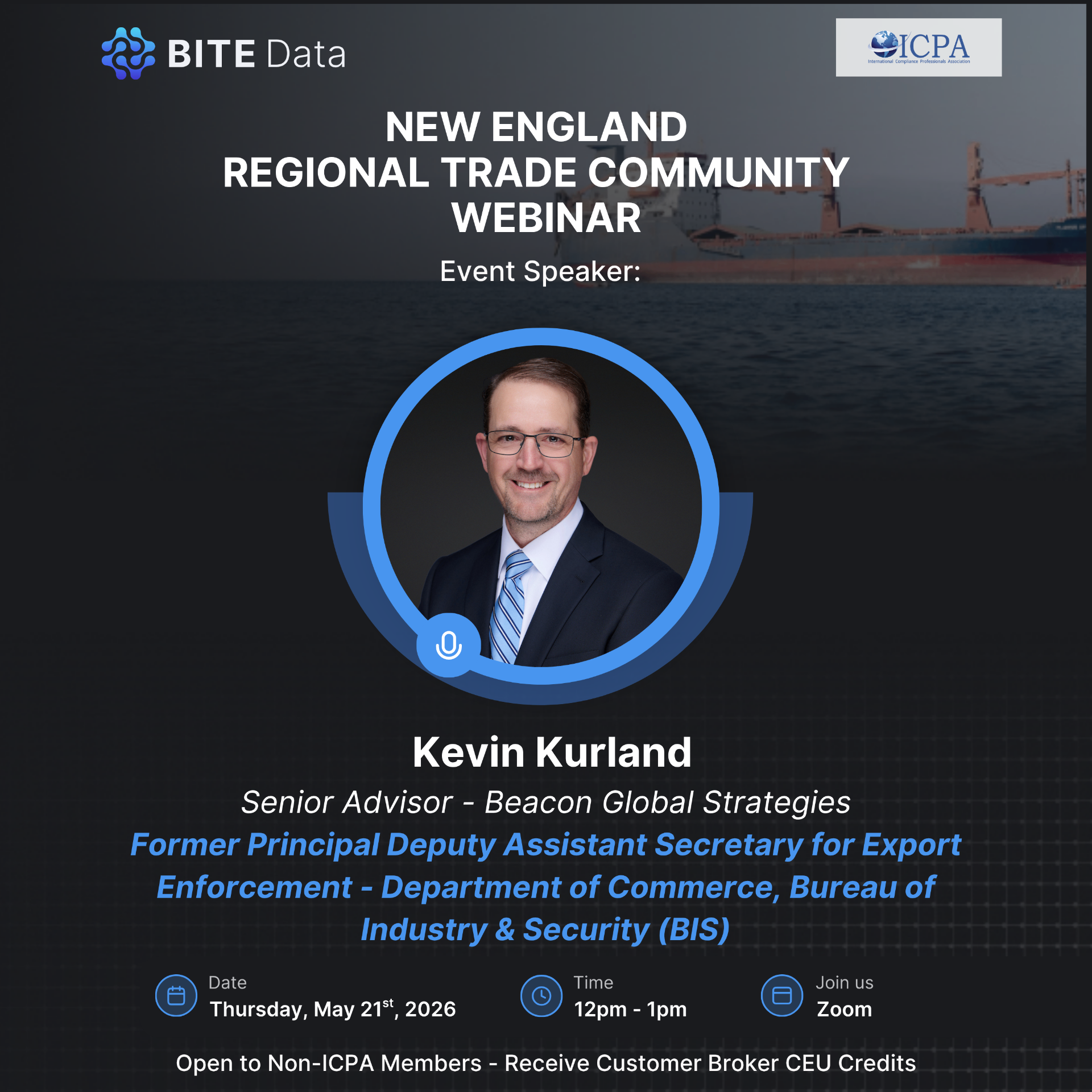 Join Us for a BITE Data Webinar: Export Controls & Enforcement in 2026 — Insights from Former BIS Leadership
